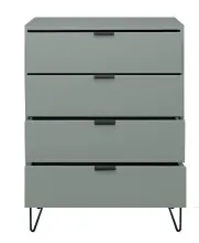 Kommode >Bonnie< in pine green matt lack -...