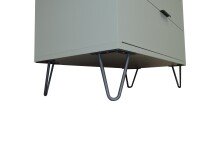 Kommode >Bonnie< in pine green matt lack - 81x100x45cm (BxHxT)