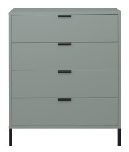 Kommode >Bonnie< in pine green matt lack -...