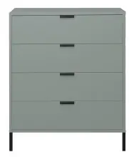 Kommode >Bonnie< in pine green matt lack -...