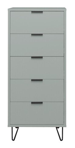 Hochkommode >Bonnie< in pine green matt lack - 51x121x45cm (BxHxT)