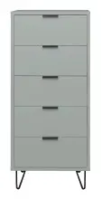 Hochkommode >Bonnie< in pine green matt lack -...