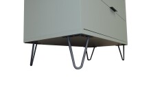 Hochkommode >Bonnie< in pine green matt lack - 51x121x45cm (BxHxT)