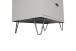 Kommode >Bonnie< in kreidegrau matt lack - 81x80x45cm (BxHxT)