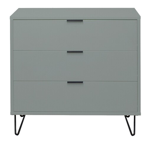 Kommode >Bonnie< in pine green matt lack - 81x80x45cm (BxHxT)