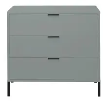 Kommode >Bonnie< in pine green matt lack -...