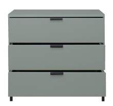Kommode >Bonnie< in pine green matt lack - 81x80x45cm (BxHxT)
