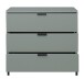 Kommode >Bonnie< in pine green matt lack - 81x80x45cm (BxHxT)