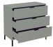 Kommode >Bonnie< in pine green matt lack - 81x80x45cm (BxHxT)