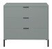 Kommode >Bonnie< in pine green matt lack - 81x80x45cm (BxHxT)