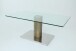 Couchtisch >4/127-29< in Klarglas, Glas - 110x44x65cm (BxHxT)