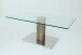Couchtisch >4/127-29< in Klarglas, Glas - 110x44x65cm (BxHxT)