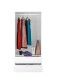 Kleiderschrank >LC-180< in Weiß, Holzwerkstoff - 81x180x52cm (BxHxT)