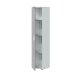 Mehrzweckschrank >Tidy< in Weiß / Beton Grau - 41x182x37 (BxHxT)