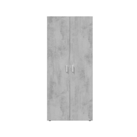 Mehrzweckschrank >Tidy< in Weiß / Beton Grau