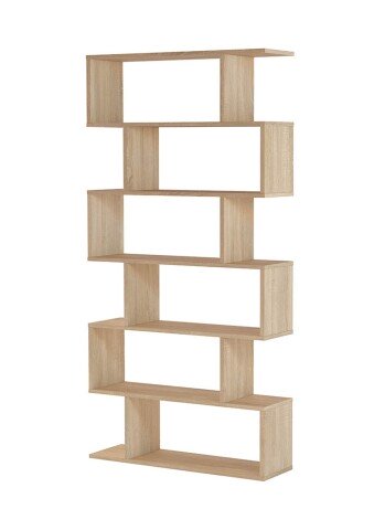Bücherregal >Athena< in Kanada-Eiche - 80x192x24 (BxHxT)