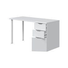 Schreibtisch >Athena< in Artik-Weiß - 138x74x60 (BxHxT)