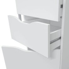 Schreibtisch >Athena< in Artik-Weiß - 138x74x60 (BxHxT)