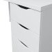 Schreibtisch >Athena< in Artik-Weiß - 138x74x60 (BxHxT)