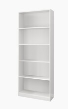 Bücherregal >Estil< in Artik-Weiß - 80x201x28 (BxHxT)