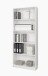 Bücherregal >Estil< in Artik-Weiß - 80x201x28 (BxHxT)