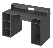 Gamingtisch >Ozone< in Anthrazit-Grau - 136x88x67...