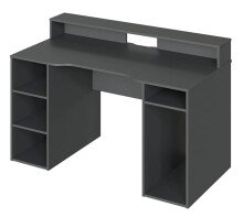 Gamingtisch >Ozone< in Anthrazit-Grau - 136x88x67...