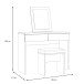 Schminktisch >DOLCE< in Schlammeiche / Schwarze Eiche - 100,3x132,5x41,3 (BxHxT)