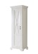 Garderobenschrank >KASHMIR< in Pinie Weiss - 73,3x210,6x46,2cm (BxHxT)