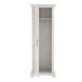 Garderobenschrank >KASHMIR< in Pinie Weiss - 73,3x210,6x46,2cm (BxHxT)
