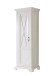 Garderobenschrank >KASHMIR< in Pinie Weiss - 73,3x210,6x46,2cm (BxHxT)