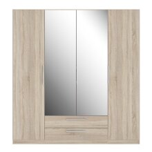 Kleiderschrank >CADIXO< in Sonoma Eiche - 200,3x212,9x58,9cm (BxHxT)