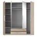 Kleiderschrank >CADIXO< in Sonoma Eiche - 200,3x212,9x58,9cm (BxHxT)