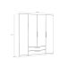 Kleiderschrank >CADIXO< in Sonoma Eiche - 200,3x212,9x58,9cm (BxHxT)