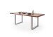 Baumkantentisch >Calabria< in Akazie natur lackiert - 200x79,5x100 (BxHxT)