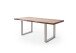 Baumkantentisch >Calabria< in Akazie natur lackiert - 200x79,5x100 (BxHxT)