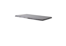 Baumkantentisch >Calabria< in Akazie grau lackiert - 200x79,5x100 (BxHxT)