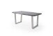 Baumkantentisch >Calabria< in Akazie grau lackiert - 200x79,5x100 (BxHxT)