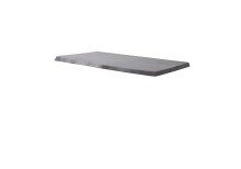 Baumkantentisch >Calabria< in Akazie grau lackiert - 220x79,5x100 (BxHxT)