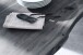 Baumkantentisch >Calabria< in Akazie grau lackiert - 220x79,5x100 (BxHxT)