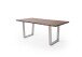 Baumkantentisch >Calabria< in Akazie walnussfarbig - 180x77,5x100 (BxHxT)