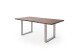 Baumkantentisch >Calabria< in Akazie walnussfarbig - 200x77,5x100 (BxHxT)