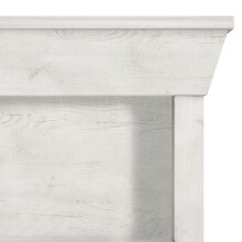 Wandboard >Kashmir< in Pinie Weiss - 122,8x33,8x24,5cm (BxHxT)