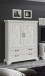 Stauraumschrank >Kashmir< in Pinie Weiss - 123x162,3x48,2cm (BxHxT)