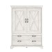Stauraumschrank >Kashmir< in Pinie Weiss - 123x162,3x48,2cm (BxHxT)
