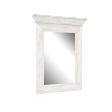 Garderobenspiegel >Kashmir< in Pinie Weiss - 72,1x92,8x7,3cm (BxHxT)