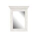 Garderobenspiegel >Kashmir< in Pinie Weiss - 72,1x92,8x7,3cm (BxHxT)