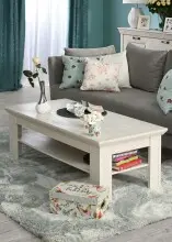 Couchtisch >Kashmir< in Pinie Weiss -...