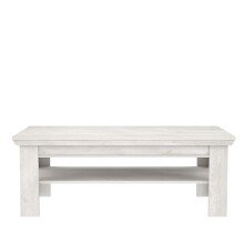 Couchtisch >Kashmir< in Pinie Weiss - 120,6x45,3x60,4cm (BxHxT)