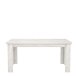 Esstisch >Kashmir< ausziehbar bis 205cm, in Pinie Weiss - 160(205)x75x90cm (BxHxT)